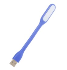 Лампа USB Optima LED, гнучка, синій (UL-001-BLU)