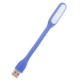 Лампа USB Optima LED, гнучка, синій (UL-001-BLU)