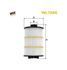Фільтр масляний Wixfiltron WL7585