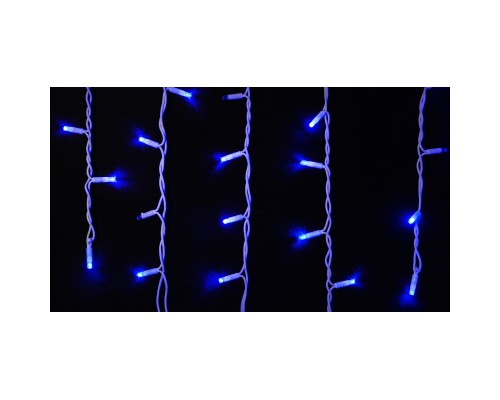 Гірлянда Delux ICICLE flash 75LED 2 х 0.7 м синій/білий IP44 EN (90012957)