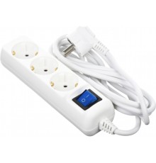 Мережевий фільтр живлення 2E 3xSchuko, 1.5м (2E-U03ESM1.5)