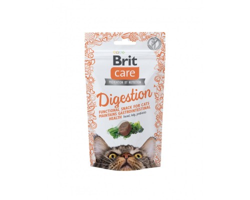 Ласощі для котів Brit Care Cat Snack Digestion з тунцем 50 г (8595602555772)