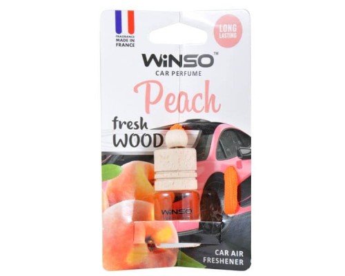 Ароматизатор для автомобіля WINSO Fresh WOOD Peach (530650) 