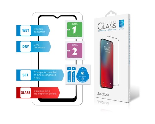 Скло захисне ACCLAB Full Glue Realme C35 (1283126531286)
