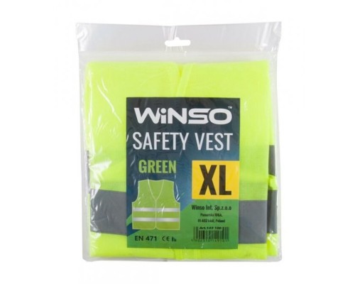 Жилет сигнальний WINSO зелений, XL (149100)