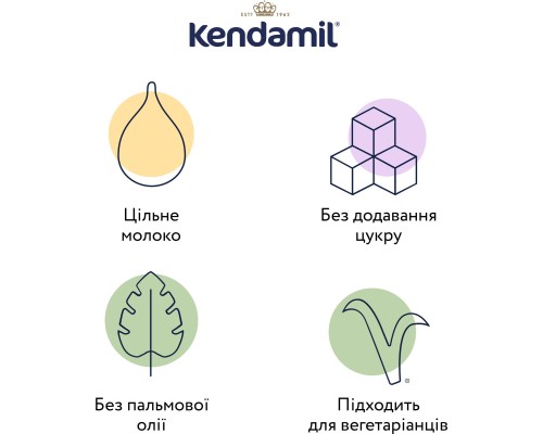 Дитяча каша Kendamil Молочна вершкова вівсяна з 6 місяців 150 г (92000005)