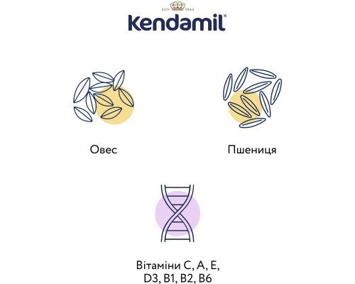 Дитяча каша Kendamil Молочна вершкова вівсяна з 6 місяців 150 г (92000005)