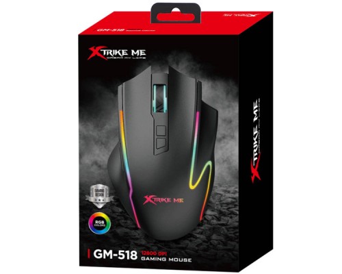 Мишка Xtrike ME GM-518 USB RGB Black (GM-518)