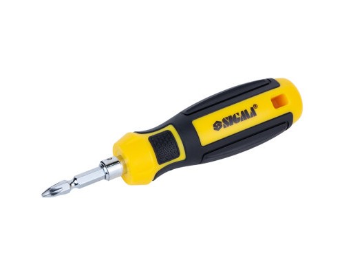 Викрутка Sigma з двосторонніми бітами 6в1 + адаптер CrV Mega (4009711)