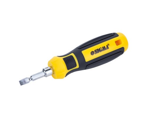 Викрутка Sigma з двосторонніми бітами 6в1 + адаптер CrV Mega (4009711)