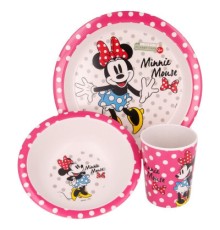 Набір дитячого посуду Stor Disney - Minnie Mouse, Bamboo Premium Set (Stor-01285)
