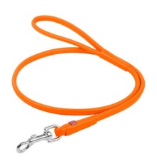 Повідок для собак WAUDOG Glamour круглий XS d 4 мм Д 122 см помаранчевий (33884)