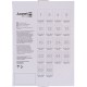 Етикетка самоклеюча Axent 105x74,25 (8 на листі) с/кл (100 листів) (D4462-A)
