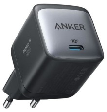 Зарядний пристрій Anker PowerPort 713 Nano II - 45W USB-C GaN Black (A2664G11)