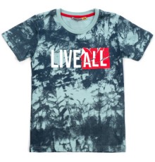 Футболка дитяча First kids LIVE ALL (1990-140B-mint)