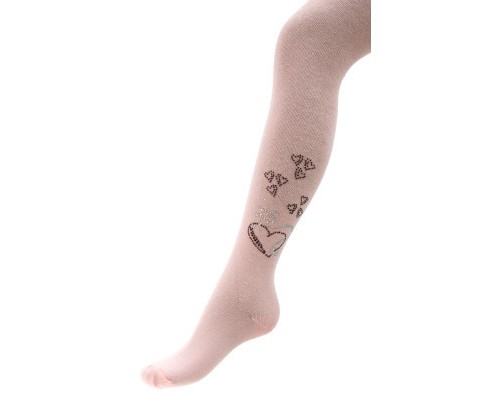 Колготки дитячі BNM зі стразами (M0C0302-1174-7G-pink)