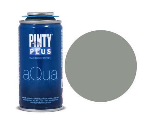 Фарба-аерозоль Pintyplus на водній основі Aqua, Сіра, 150 мл (8429576270204)