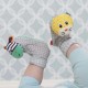 Розвиваюча іграшка Infantino Шкарпетки брязкальця Зебра та тигр (206893I)