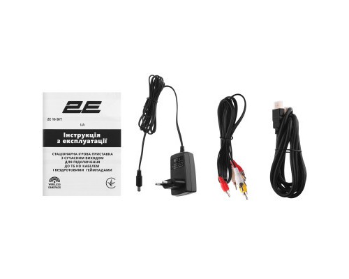 Ігрова консоль 2E 16bit HDMI (2 бездротових геймпада, 188 ігор) (2E16BHDWS188) 