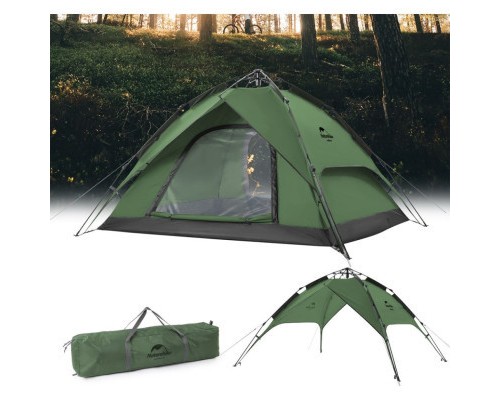 Намет Naturehike чотиримісний автоматичний NH21ZP008 темно-зелений (6976023920660) Намет Naturehike чотиримісний автоматичний NH21ZP008 темно-зелений (6976023920660)