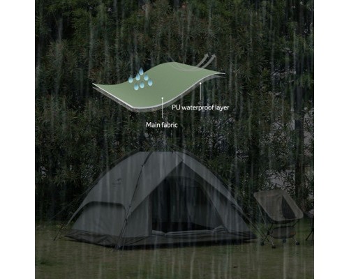 Намет Naturehike чотиримісний автоматичний NH21ZP008 темно-зелений (6976023920660) Намет Naturehike чотиримісний автоматичний NH21ZP008 темно-зелений (6976023920660)
