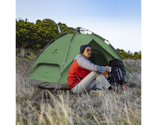 Намет Naturehike чотиримісний автоматичний NH21ZP008 темно-зелений (6976023920660) Намет Naturehike чотиримісний автоматичний NH21ZP008 темно-зелений (6976023920660)