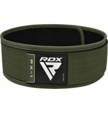 Атлетичний пояс RDX RX1 Weight Lifting Belt Army Green S (WBS-RX1AG-S)