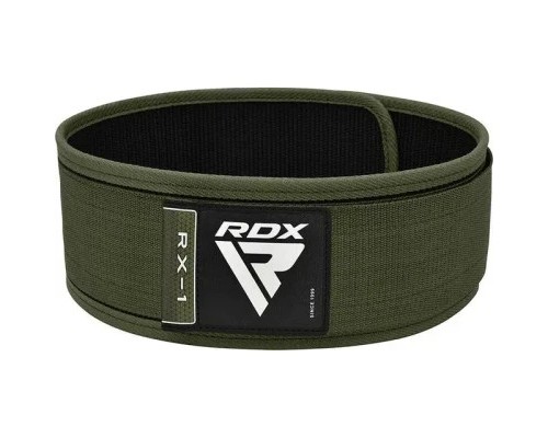Атлетичний пояс RDX RX1 Weight Lifting Belt Army Green S (WBS-RX1AG-S)