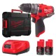 Шуруповерт Milwaukee M12 FPDX-202X, 37Нм, 2x2Аг, 2 насадки, кейс (4933464136)