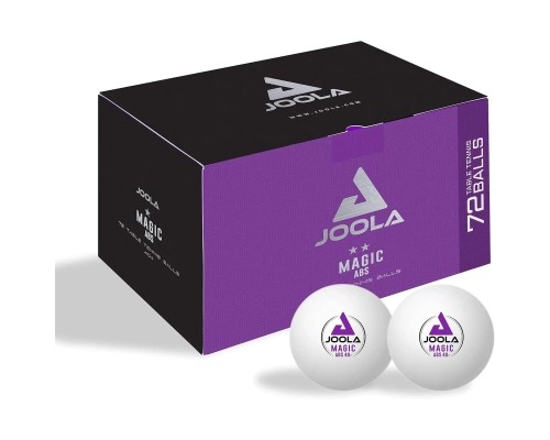 М'ячик для настільного теніса Joola Magic ABS 40+ White 72 шт (44216) (930813)