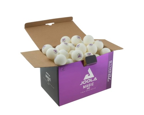 М'ячик для настільного теніса Joola Magic ABS 40+ White 72 шт (44216) (930813)