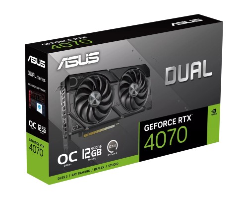 Відеокарта ASUS GeForce RTX4070 12Gb DUAL OC EVO (DUAL-RTX4070-O12GD6-EVO)