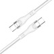 Дата кабель USB-C to USB-C 1.0m (PD Fast Charging 240W) 5А white ColorWay (CW-CBPDCC065-WT)