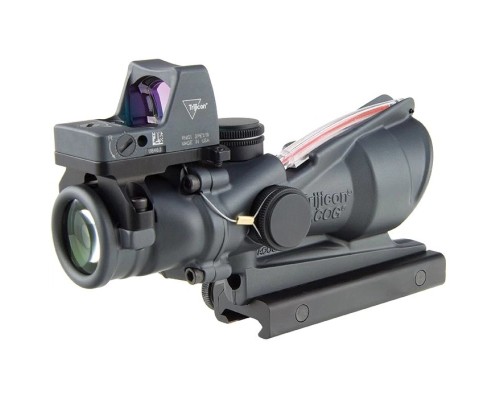 Оптичний приціл Trijicon ACOG 4x32 BAC + коліматорний RMR 3.25 МОА Grey (TA31-D-100568)