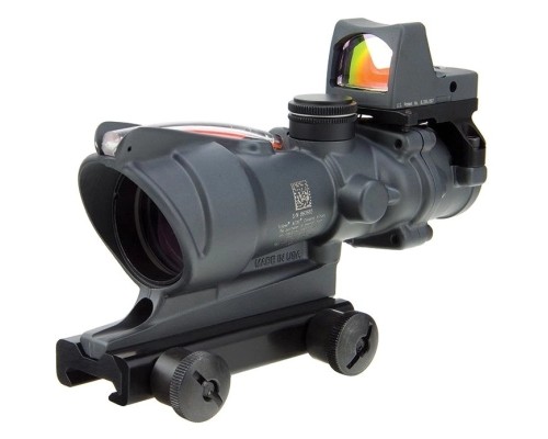 Оптичний приціл Trijicon ACOG 4x32 BAC + коліматорний RMR 3.25 МОА Grey (TA31-D-100568)