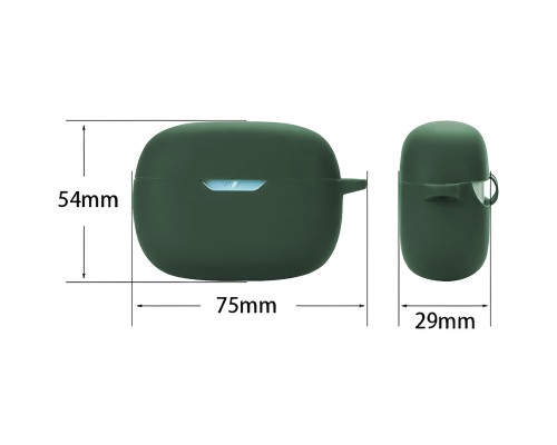Чохол для навушників BeCover Silicon для JBL Wave Beam TWS Dark Green (710191)