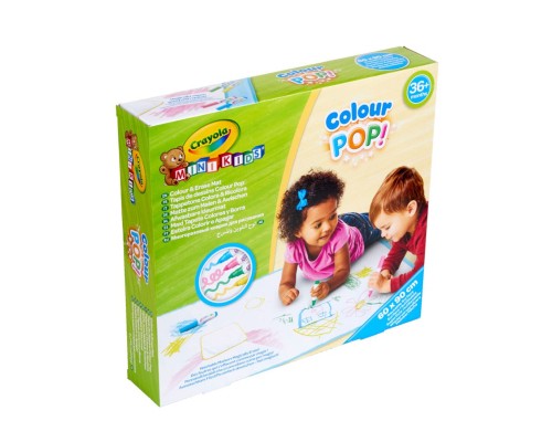 Набір для творчості Crayola Mini Kids Багаторазовий килимок для малювання, з фломастер (81-8132)