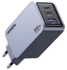 Зарядний пристрій Ugreen 3xUSB 100W (2xUSB-C+USB-A) Gan Nexode Pro X757 (25874)