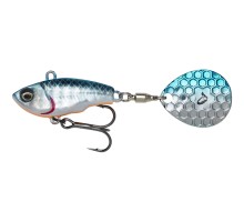 Блешня Savage Gear Fat Tail Spin 65mm 16.0g Blue Silver (1854.44.09)