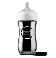 Пляшечка для годування Philips AVENT Natural Природний потік 240 мл склаяна (SCY933/01)