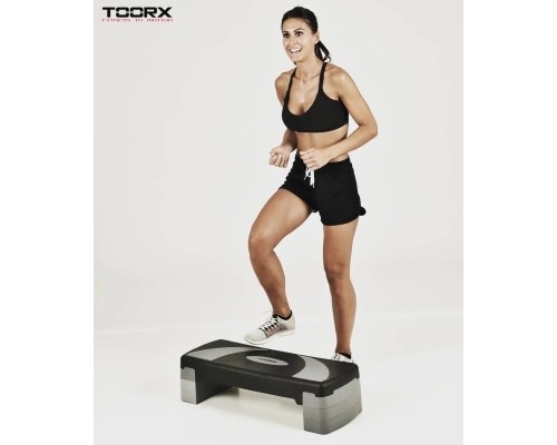 Степ-платформа Toorx Training 2-ступінчаста 68 х 28 х 10-15 см (AHF-023) (931111)