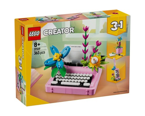 Конструктор LEGO Creator Друкарська машинка з квітами (31169)