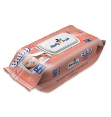 Дитячі вологі серветки Handy Fresh яблуко, клапан 120 шт (4820237500212)