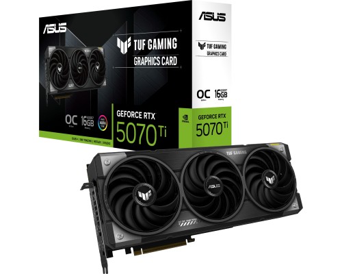 Відеокарта ASUS GeForce RTX5070 Ti 16GB TUF OC GAMING (TUF-RTX5070TI-O16G-GAMING)