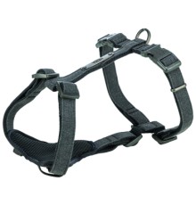 Шлея для собак Trixie CityStyle H-harness Бавовна M–L 52–75 см 20 мм Чорна (4053032682634)