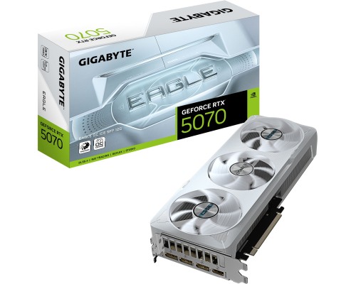 Відеокарта GIGABYTE GeForce RTX5070 12Gb EAGLE OC ICE SFF (GV-N5070EAGLEOC ICE-12GD)