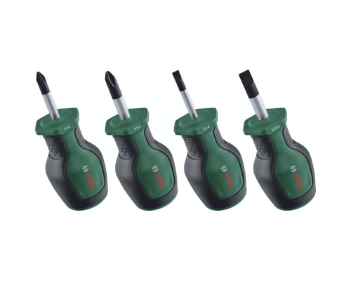 Набір викруток Bosch 4шт, SL, PH, сталь CrV (1.600.A03.2UJ)