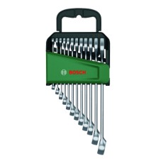 Ключ Bosch гайковий, набір 12шт, комбінований, 6-19мм, CrV (1.600.A02.Z9D)