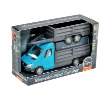 Спецтехніка Tigres Mercedes-Benz Sprinter бортовий з причіпом (ціан) (39668)