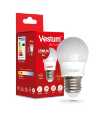 Лампочка Vestum LED G45 4W 3000K 220V E27 (1-VS-1206)